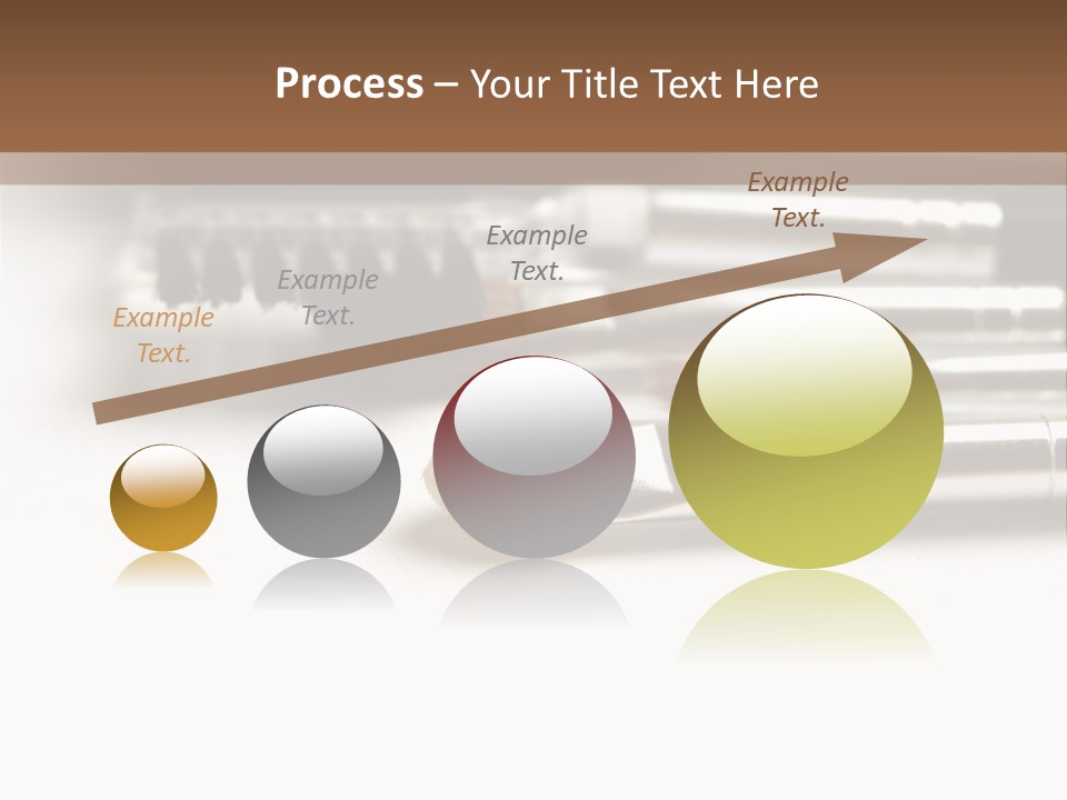 Isolated White Black PowerPoint Template