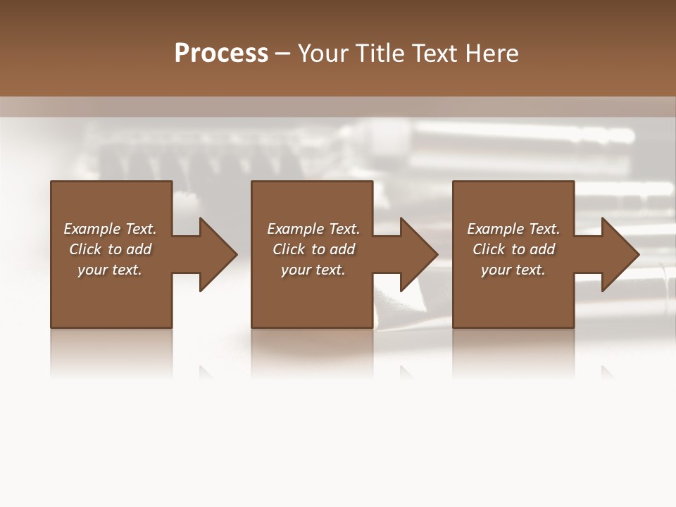 Isolated White Black PowerPoint Template