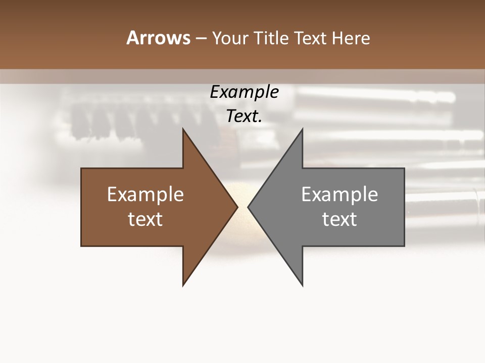 Isolated White Black PowerPoint Template
