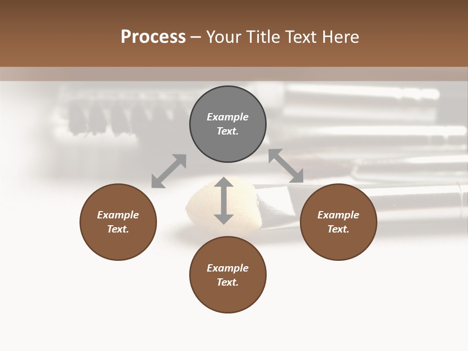 Isolated White Black PowerPoint Template