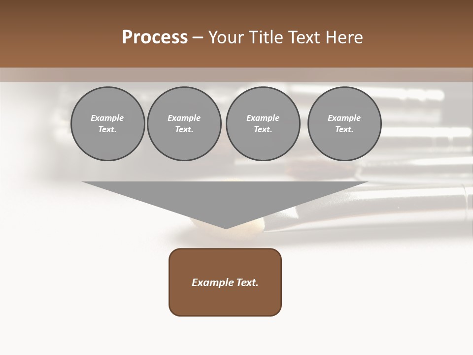 Isolated White Black PowerPoint Template