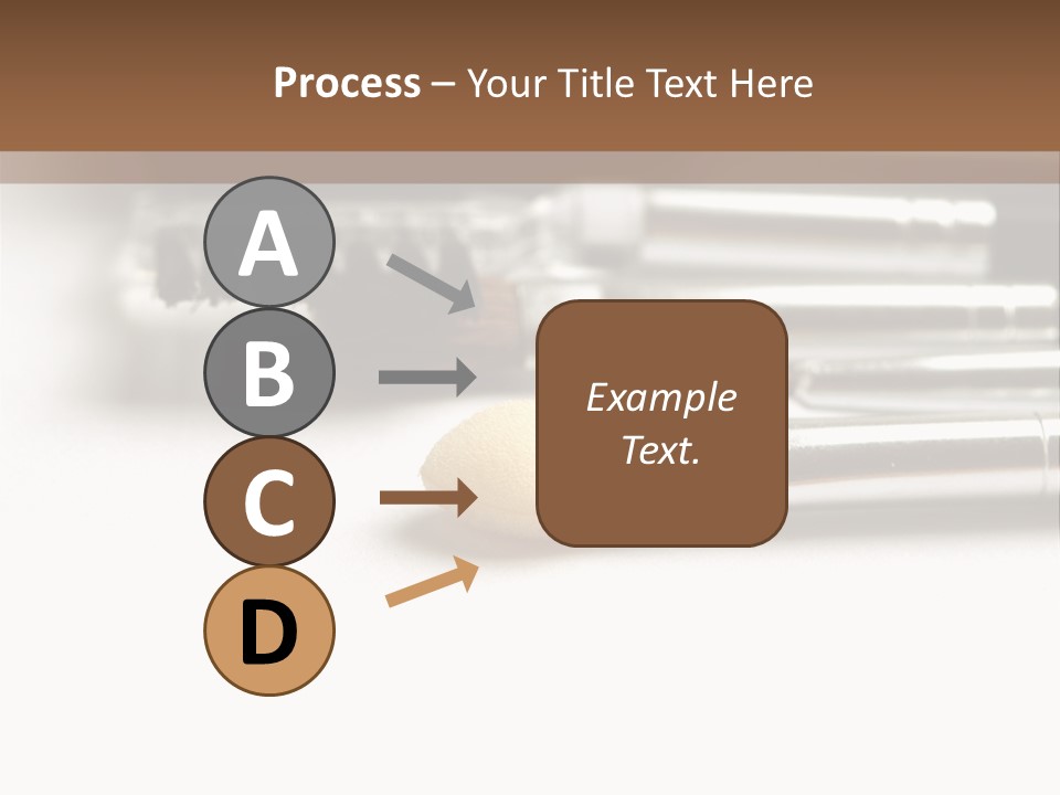 Isolated White Black PowerPoint Template