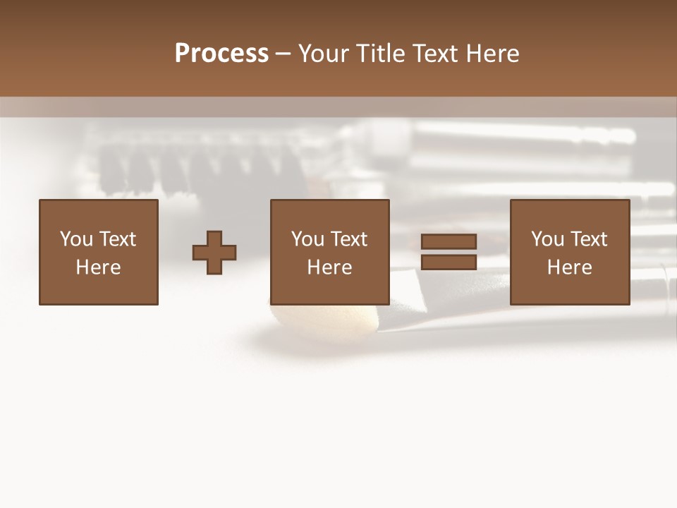 Isolated White Black PowerPoint Template