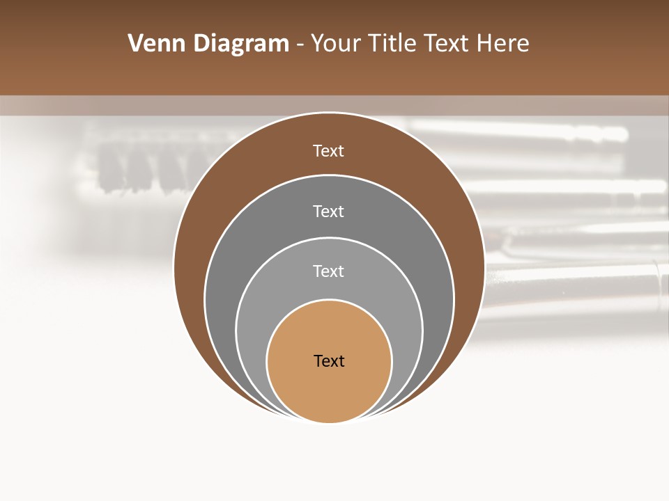 Isolated White Black PowerPoint Template