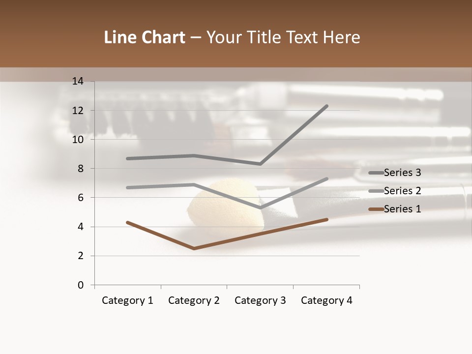 Isolated White Black PowerPoint Template