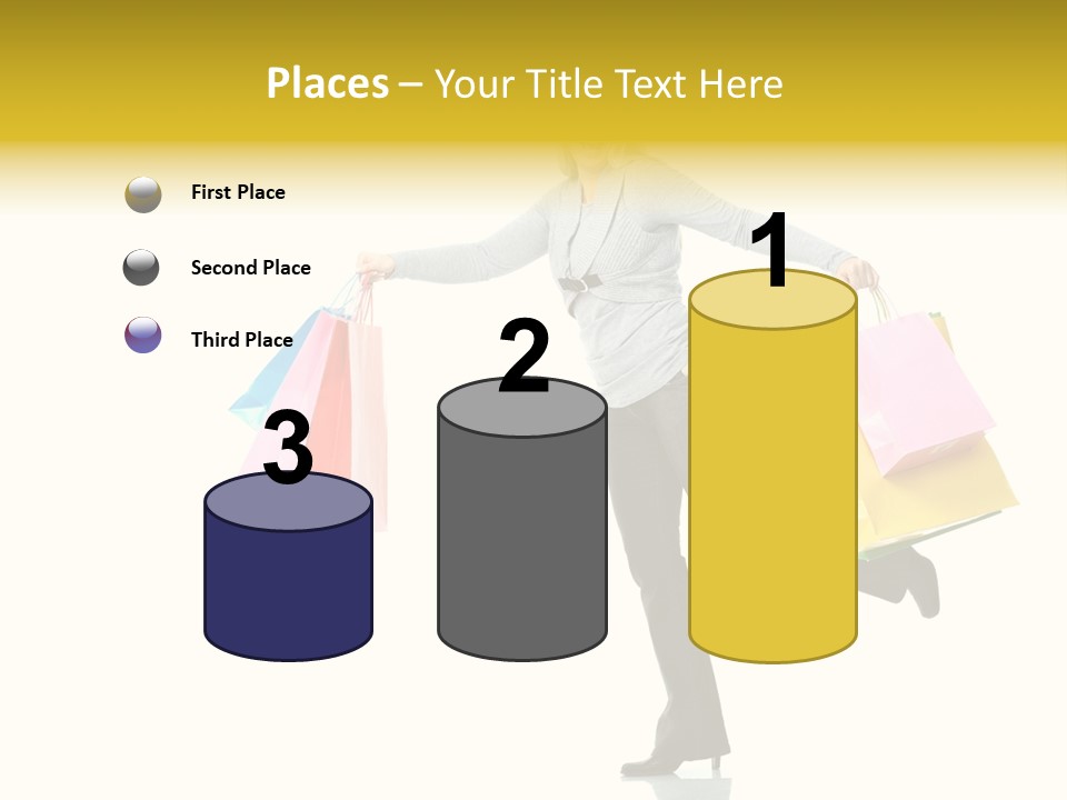 Woman Beautiful Caucasian PowerPoint Template