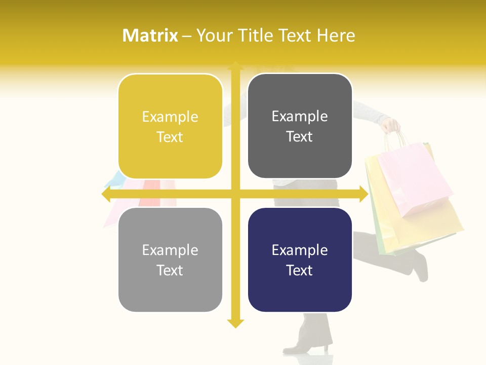 Woman Beautiful Caucasian PowerPoint Template