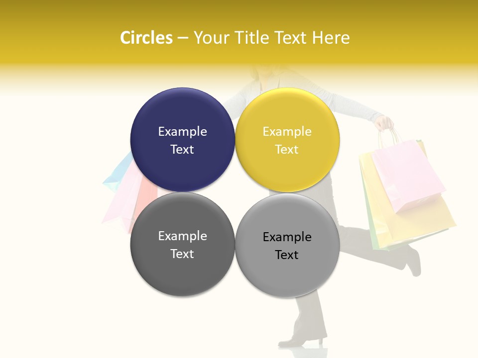 Woman Beautiful Caucasian PowerPoint Template