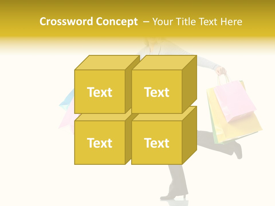 Woman Beautiful Caucasian PowerPoint Template