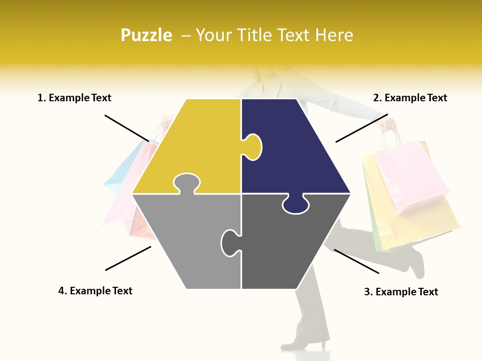 Woman Beautiful Caucasian PowerPoint Template