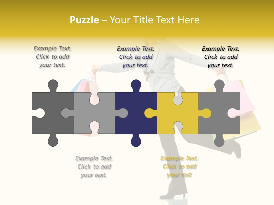 Woman Beautiful Caucasian PowerPoint Template