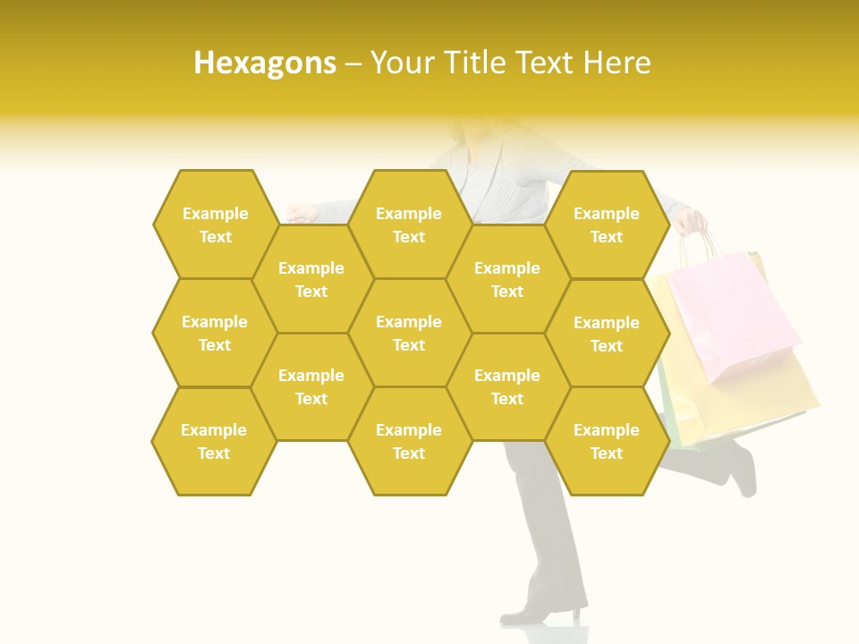 Woman Beautiful Caucasian PowerPoint Template