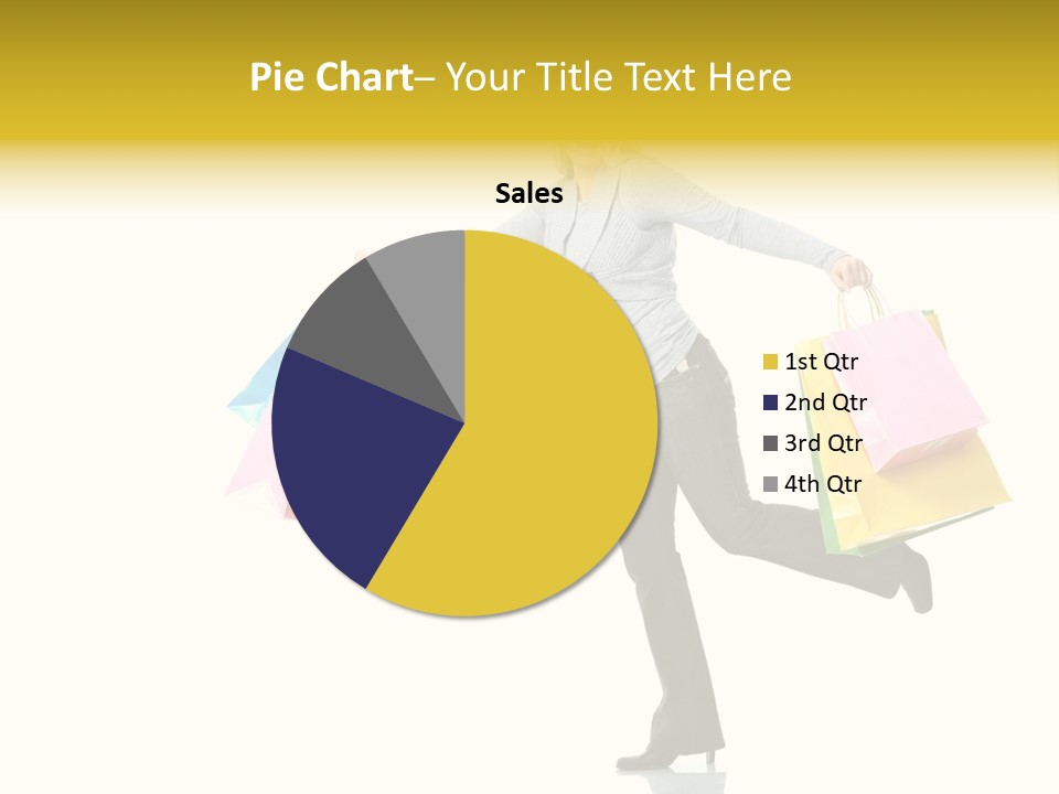 Woman Beautiful Caucasian PowerPoint Template