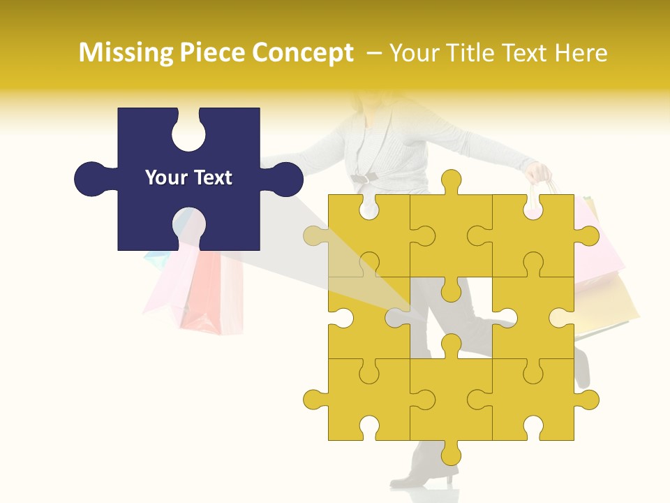 Woman Beautiful Caucasian PowerPoint Template