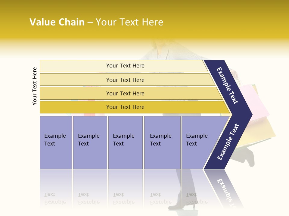 Woman Beautiful Caucasian PowerPoint Template