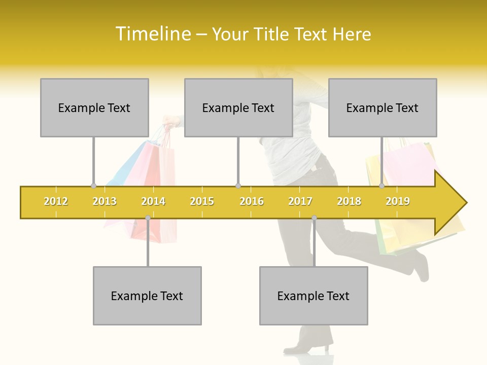 Woman Beautiful Caucasian PowerPoint Template