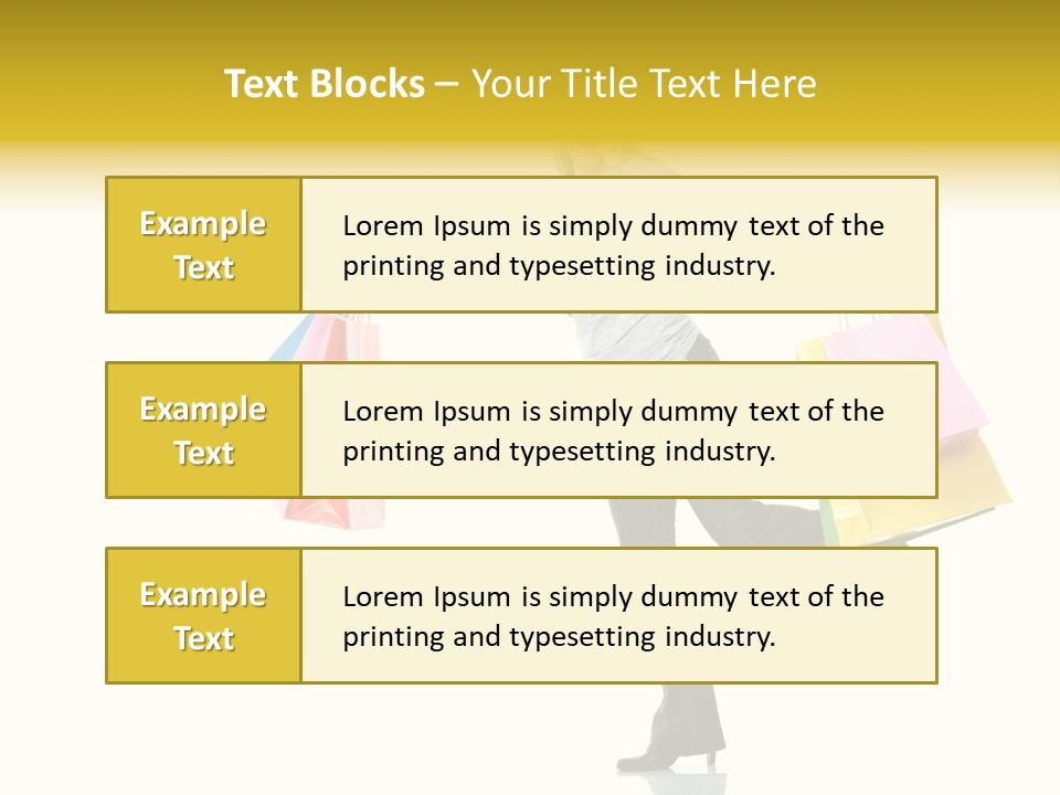 Woman Beautiful Caucasian PowerPoint Template