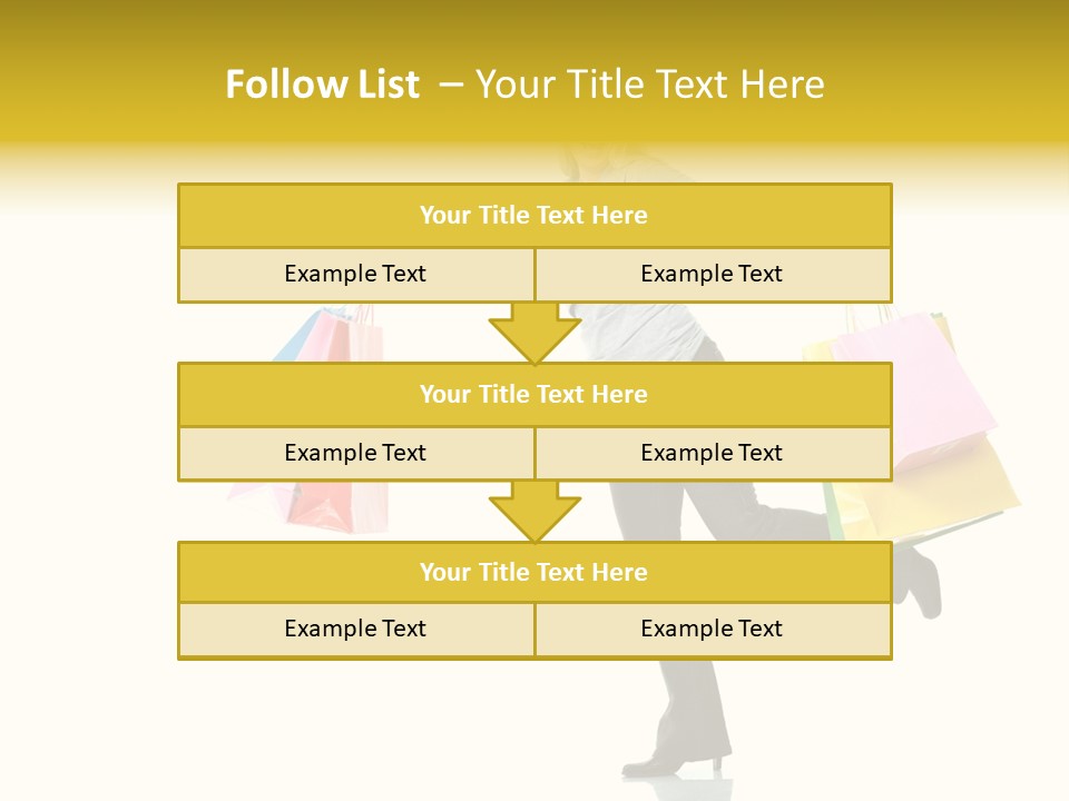 Woman Beautiful Caucasian PowerPoint Template