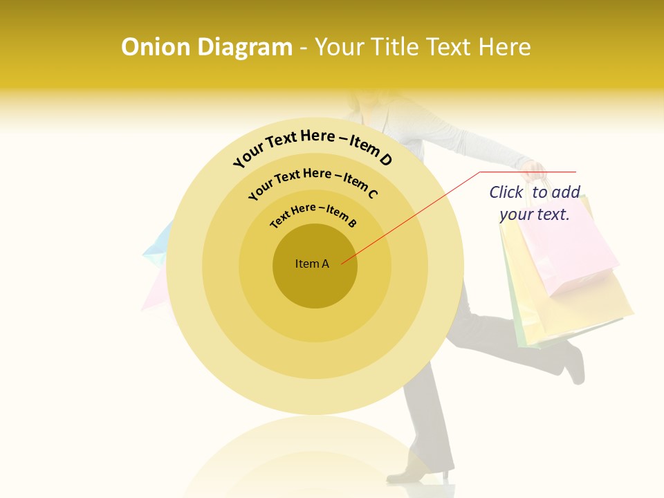 Woman Beautiful Caucasian PowerPoint Template