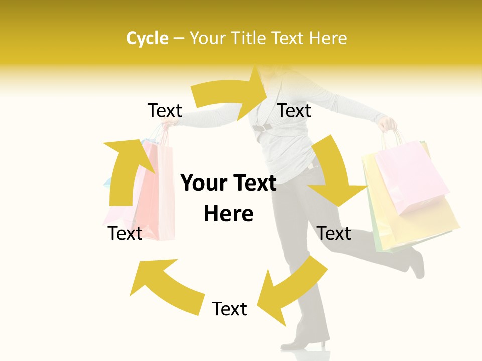 Woman Beautiful Caucasian PowerPoint Template