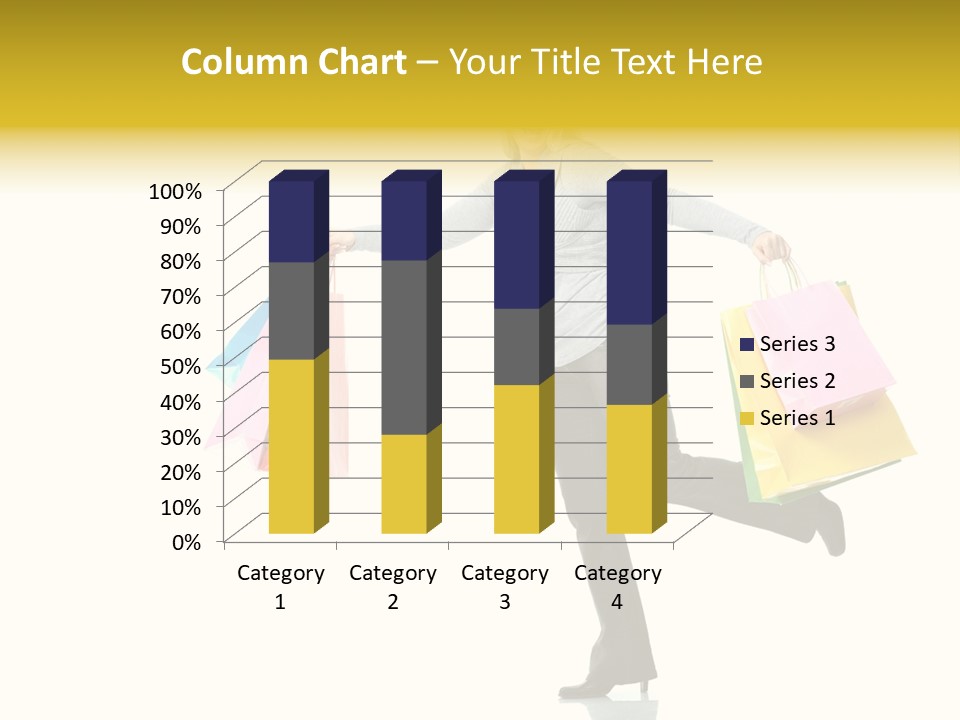 Woman Beautiful Caucasian PowerPoint Template