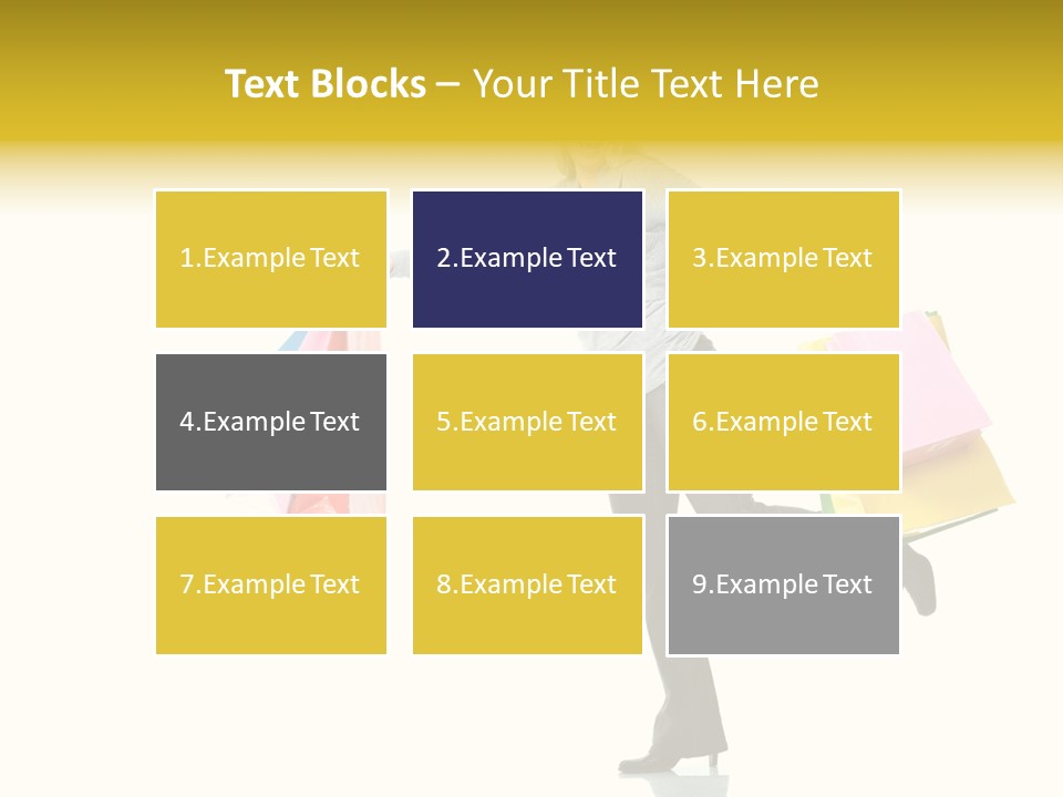 Woman Beautiful Caucasian PowerPoint Template