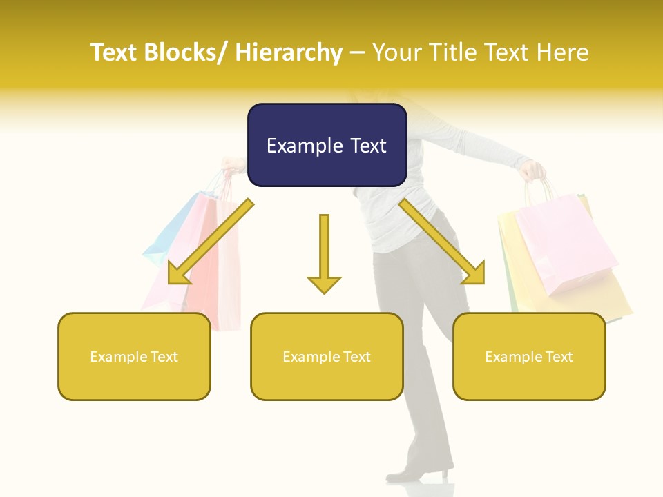 Woman Beautiful Caucasian PowerPoint Template