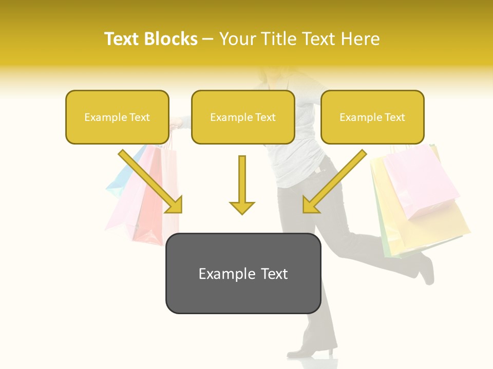 Woman Beautiful Caucasian PowerPoint Template