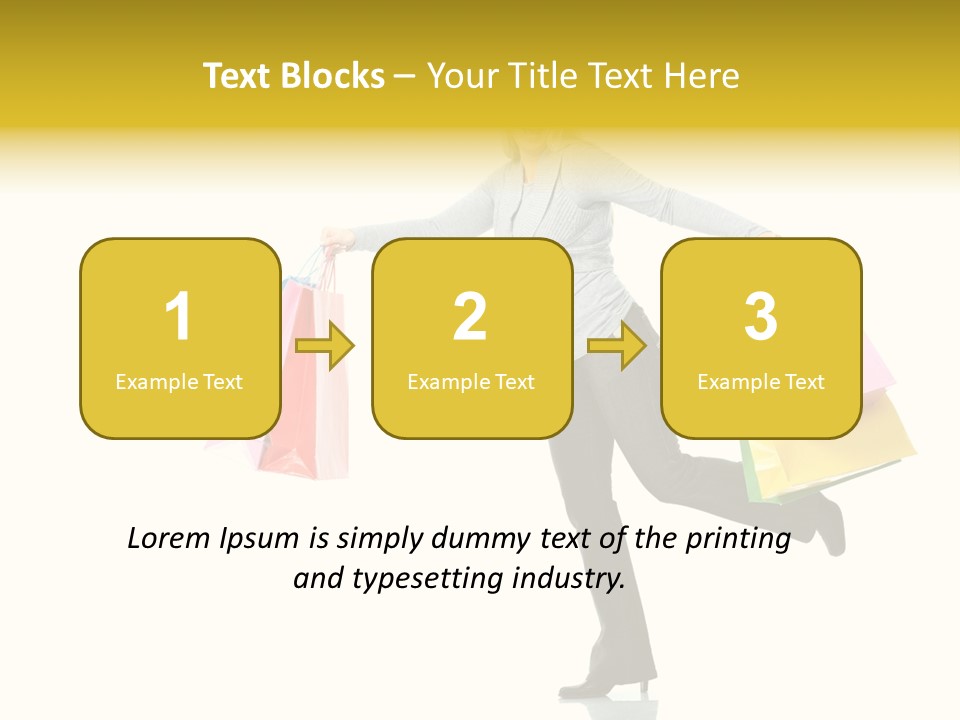 Woman Beautiful Caucasian PowerPoint Template