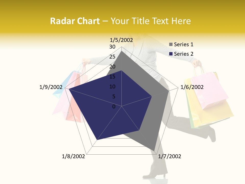 Woman Beautiful Caucasian PowerPoint Template