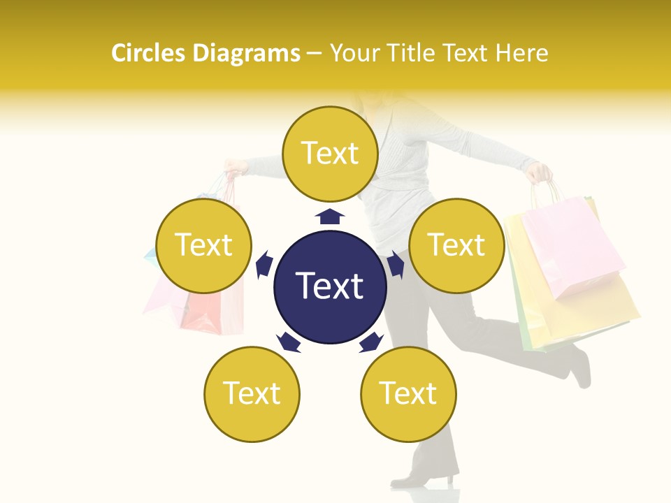 Woman Beautiful Caucasian PowerPoint Template