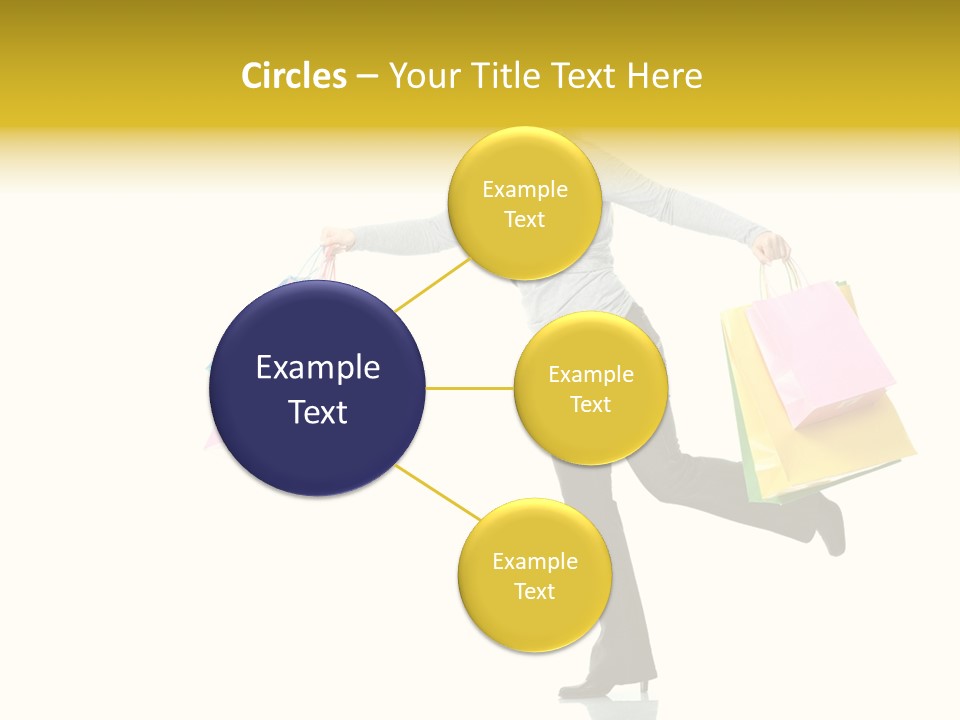 Woman Beautiful Caucasian PowerPoint Template