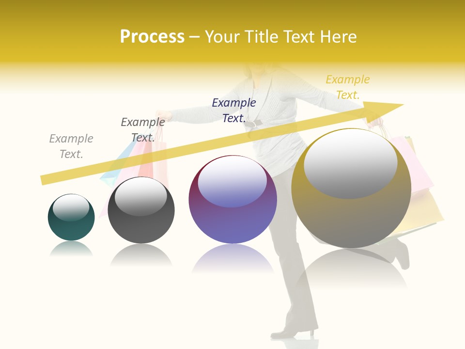 Woman Beautiful Caucasian PowerPoint Template