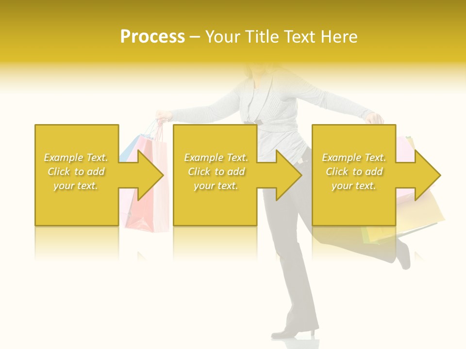 Woman Beautiful Caucasian PowerPoint Template