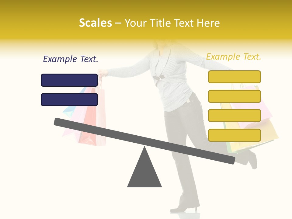 Woman Beautiful Caucasian PowerPoint Template