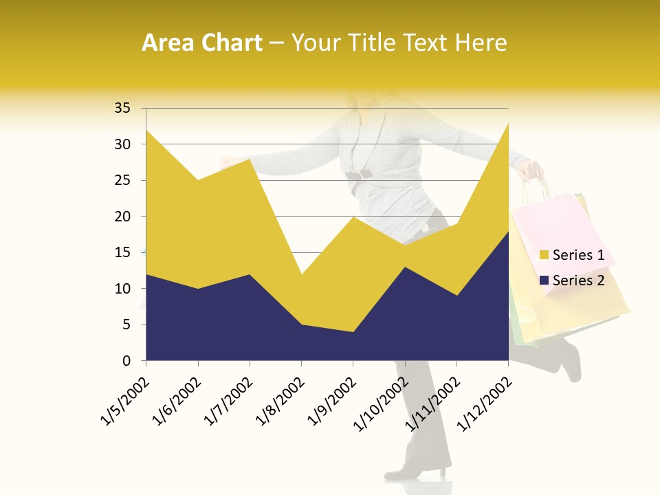 Woman Beautiful Caucasian PowerPoint Template