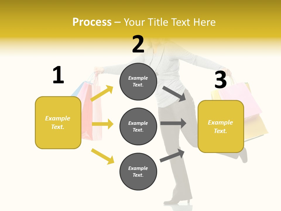 Woman Beautiful Caucasian PowerPoint Template