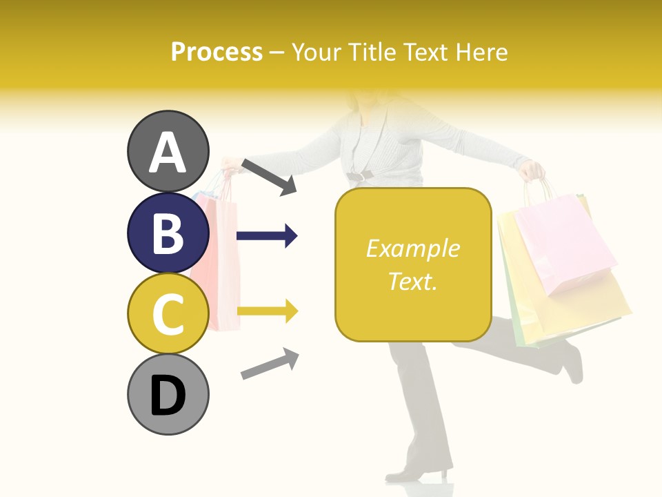 Woman Beautiful Caucasian PowerPoint Template