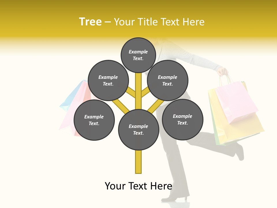 Woman Beautiful Caucasian PowerPoint Template