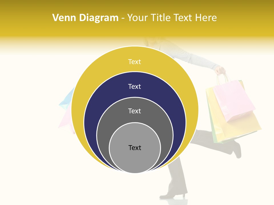 Woman Beautiful Caucasian PowerPoint Template