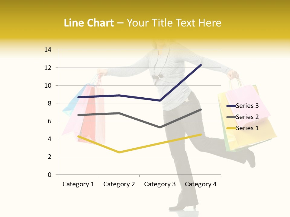 Woman Beautiful Caucasian PowerPoint Template