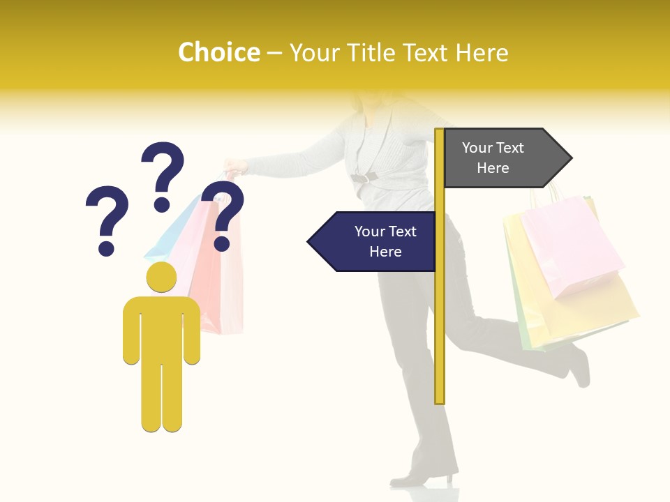 Woman Beautiful Caucasian PowerPoint Template