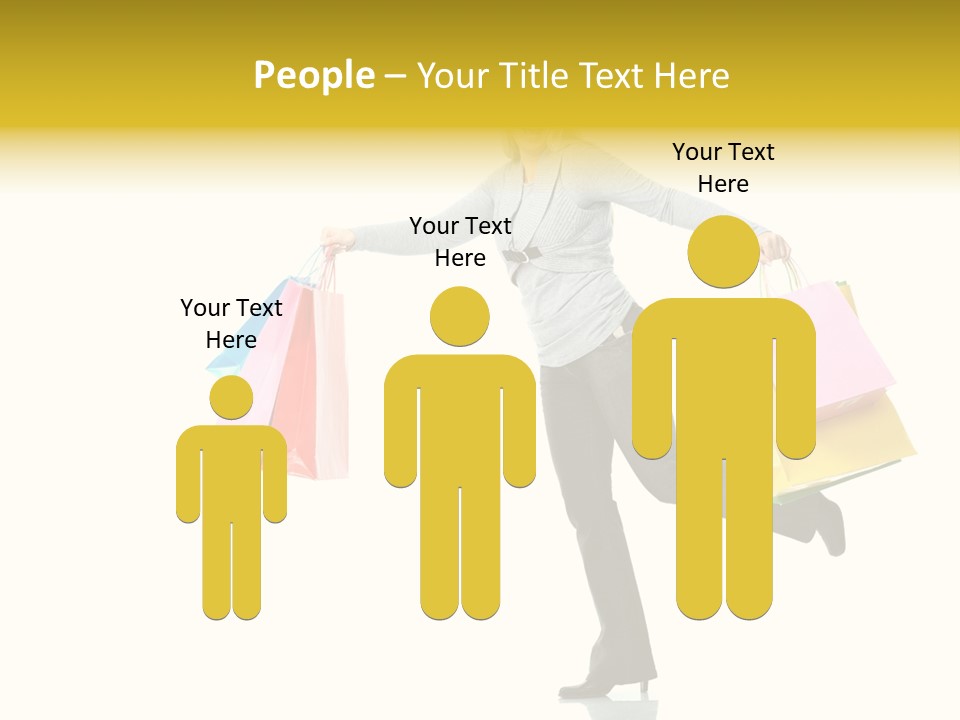 Woman Beautiful Caucasian PowerPoint Template