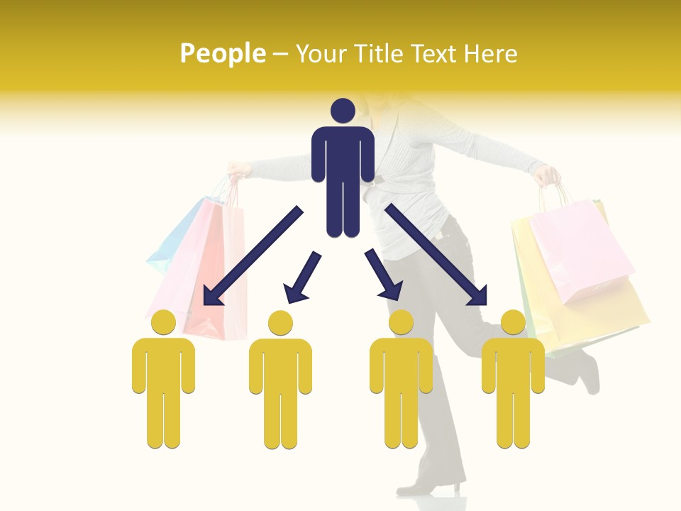 Woman Beautiful Caucasian PowerPoint Template