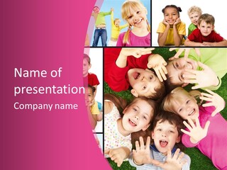 Expression Child Looking PowerPoint Template