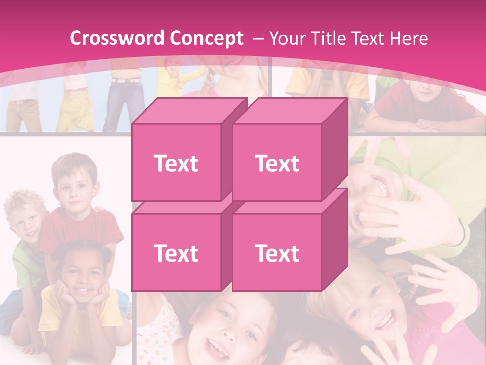 Expression Child Looking PowerPoint Template