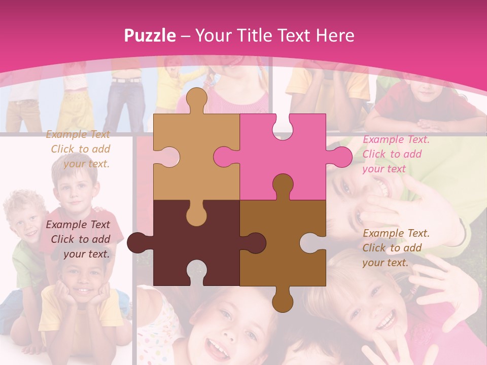 Expression Child Looking PowerPoint Template