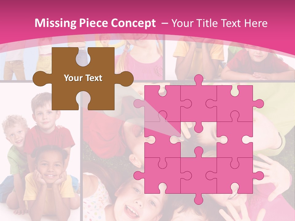 Expression Child Looking PowerPoint Template