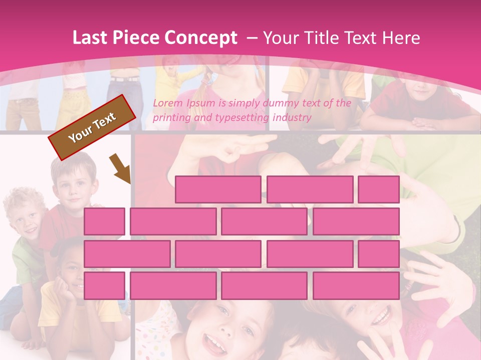 Expression Child Looking PowerPoint Template