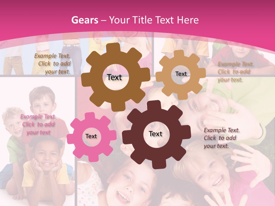 Expression Child Looking PowerPoint Template